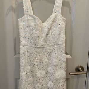 Show Me Your Mumu Sparkle White Mini Dress XS! Worn once! No longer sold